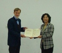Distinguished Professor der Nanjing Forestry University (NFU), 2012